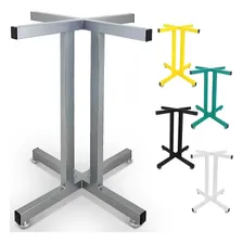 Base De Mesa Jantar Grécia Sob Medida Tampos De Até 140x140 Cor Prata Foto mini 1