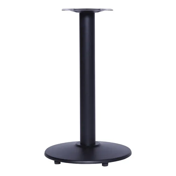 Base De Mesa Preta Em Aço Para Tampos De Até 100cm Or 2206 Cor Preto Foto 1
