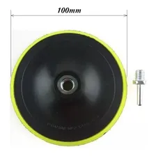 Base Disco De Lixa Velcro 100mm X M14 Adaptador Furadeira Foto mini 3