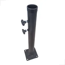 Base Fixa De Aço Para Guarda-sol E Ombrelone Até 48mm 2 Uni Cor Preto Foto mini 3
