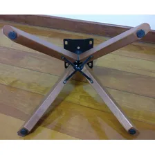 Base Girat贸ria De Madeira Para Poltrona Altura 40cm Foto mini 3