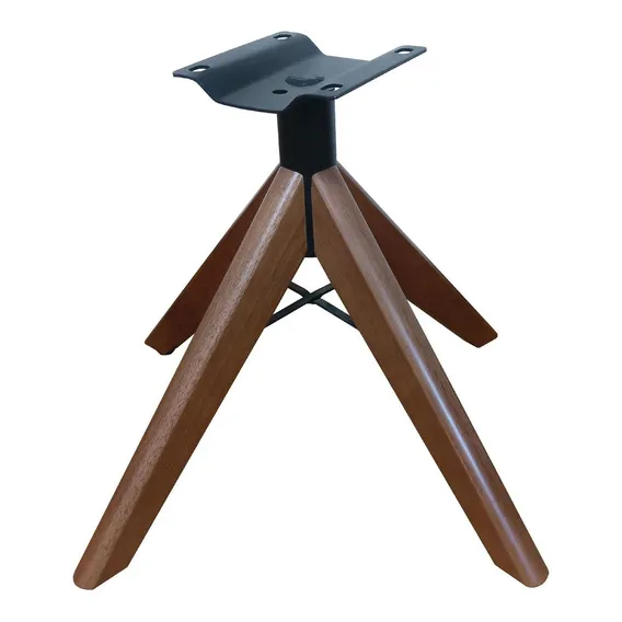 Base Girat贸ria De Madeira Para Poltrona Altura 40cm Foto 1