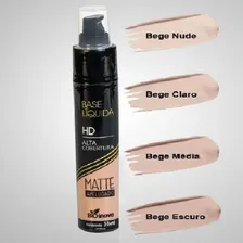 Base Líquida Matte Hd Alta Cobertura Bio Inove 30ml Foto mini 3