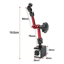 Base Magnética Articulada Para Relógio Comparador Apalpador Foto mini 4
