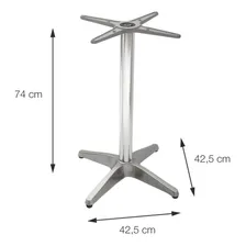 Base Mesa Boxbit Delta Cor Alumínio Foto mini 4