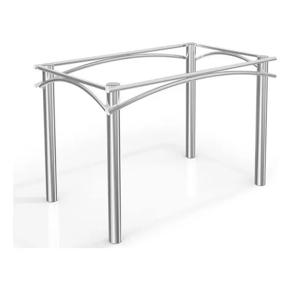 Base Mesa De Jantar Elba M004 S/ Tampo Cromado - Kappesberg Foto 1