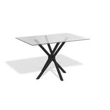 Base Mesa de Jantar Volga Kappesberg M008 Preta s/ Tampo Foto mini 3