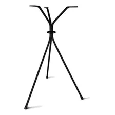 Base Mesa Lateral Tripé Mesinha 60cm Preto Sala Quarto Aço Foto mini 1