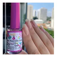 Base Nutri Bomba Esmalte Fortalece Unha Fina Fraca Manicure Cor Natural Foto mini 2