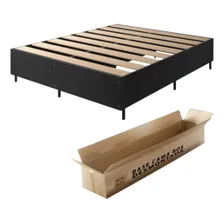 Base Para Cama Box Casal Premium 138x39x188 Desmontável Cor Base Casal Preta Foto mini 1