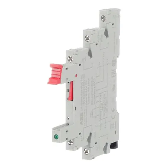 Base Para Rele Interface 12-24vca/cc Conexão Parafuso Abb 1SVR405521R3100 Foto 1