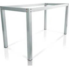 Base Retangular Para Mesa Jantar Vidro Pedra Madeira Até 2mt Cor Branco Foto mini 1