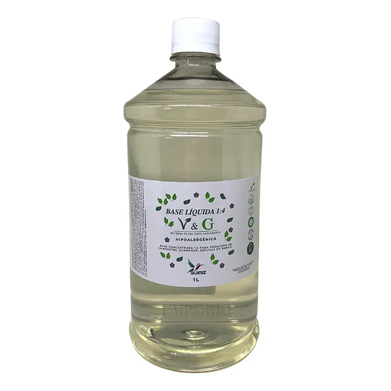 Base Sabonete Líquido Transparente Faz 4 Litros Vegetal V&g Foto 1