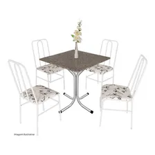 Base Suporte De Mesa Tampo Vidro Pedra Madeira Até 80cm Cor Amarela Foto mini  3