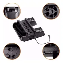 Base Vertical Cooler Carregador Ps4 Fat Slim Pro Foto mini  2