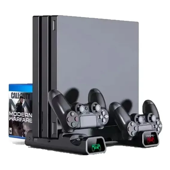 Base Vertical Ps4, Ps4 Slim, Ps4 Pro 3 Coolers Pra Resfriar Foto 1