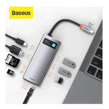Baseus adaptador hub multifuncional 8 em 1 tipo c macbook m1 Foto mini 4