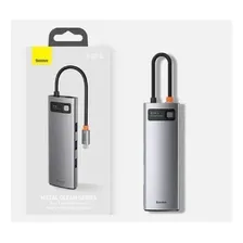 Baseus adaptador hub multifuncional 8 em 1 tipo c macbook m1 Foto mini  3