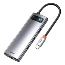 Baseus adaptador hub multifuncional 8 em 1 tipo c macbook m1 Foto  mini 1