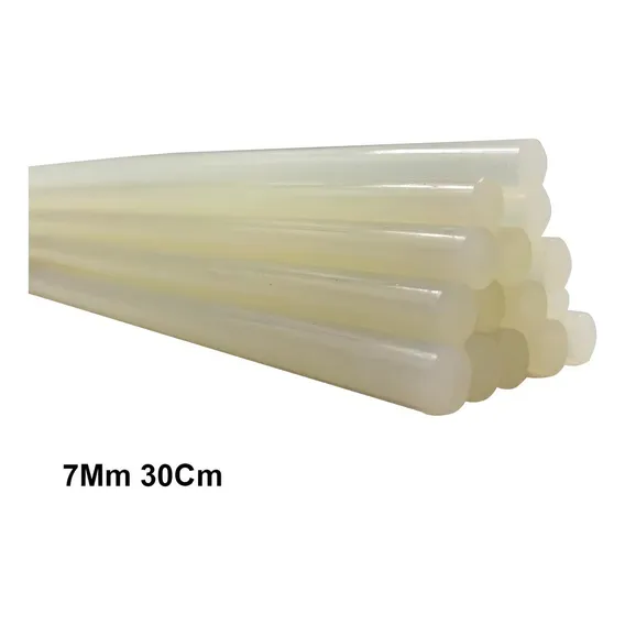 Bastão Cola Quente Refil Silicone P/ Pistola - Pacote 1kg Cor Bastão Cola Quente Fina Foto 1