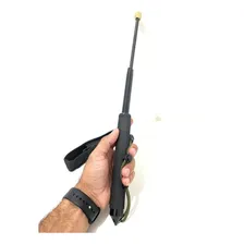 Bastão Retrátil Aço Mola Flexível Defesa Pessoal + Bainha Foto mini 4