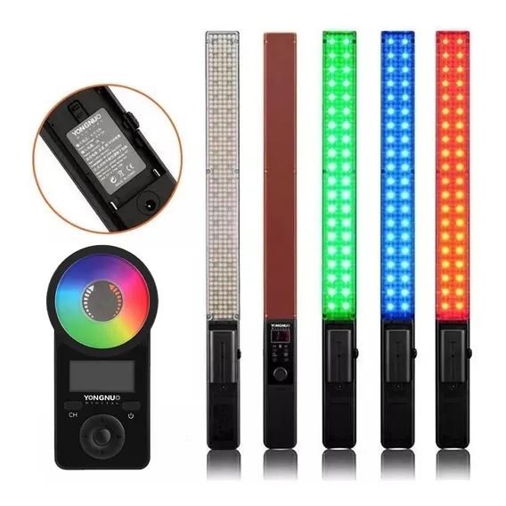 Bastão Luz Led Yongnuo Yn360 Iii 3200k 5500k Rgb Controle Foto 1