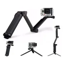 Bastão Monopod Selfie + Tripe 3-way Gopro Hero Foto mini 1