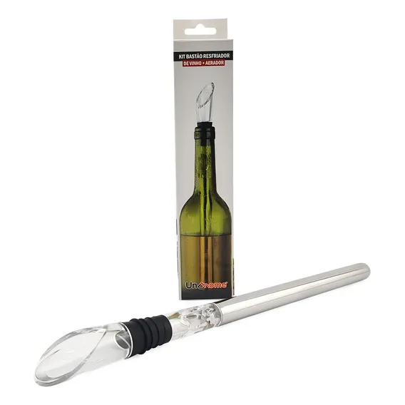 Bastão Para Congelar Resfriador Garrafa Vinho Bico Aerador Foto 1