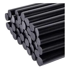 Bastão Refil Cola Quente 7,5mm Silicone Fino 500g Black Foto mini 1