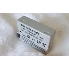 Bat-eria Lpe8 Lp E8 1800mah T3i T4i T5i Kiss X4 X5 700d Foto mini 4