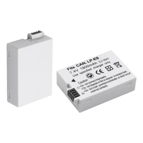 Bat-eria Lpe8 Lp E8 1800mah T3i T4i T5i Kiss X4 X5 700d Foto 1