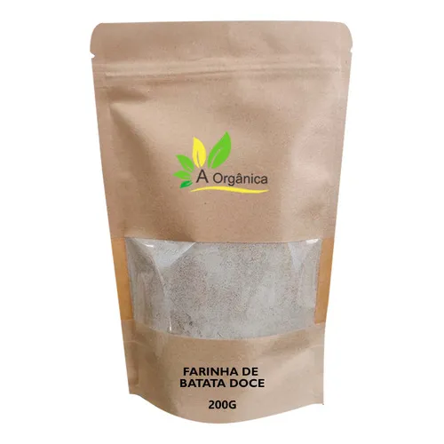 Batata Doce Desidratada Em P贸 200g - 100% Puro - 脌 Org芒nica Foto 1