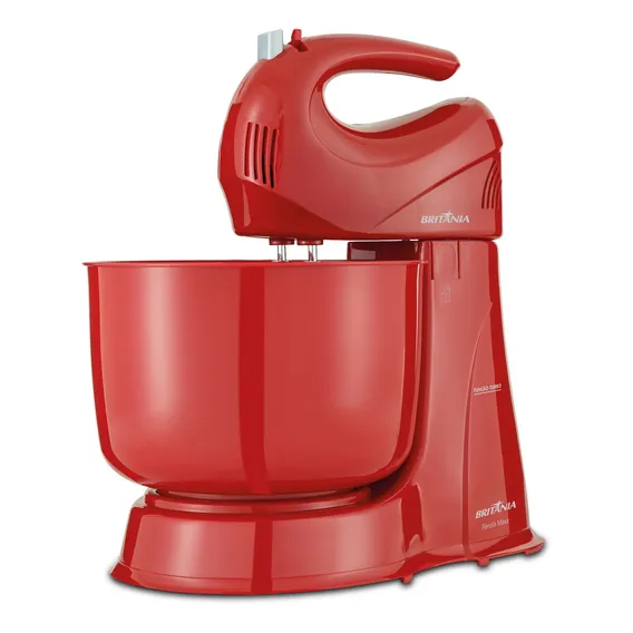Batedeira Pérola Maxx 350w Vermelha Britânia 220v Foto 1