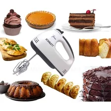 Batedeira Portátil Misturador Alimentos Massas 7 Velocidades Foto mini 1