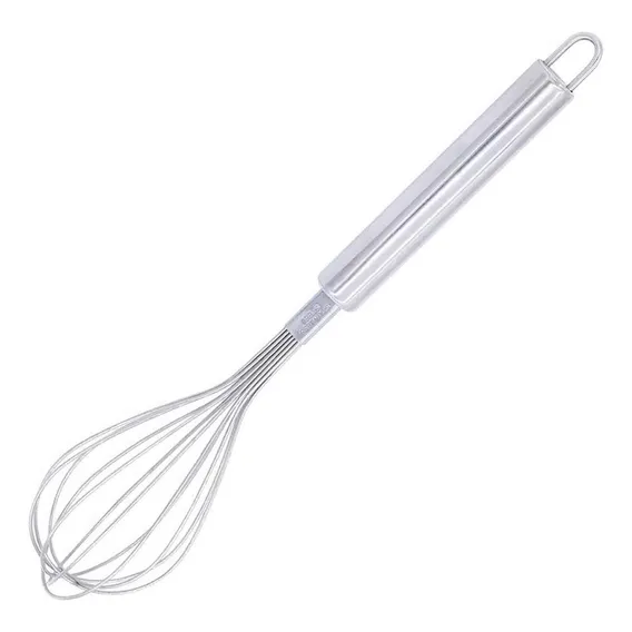 Batedor Claras Ovos Cremes Fue Foet Fouet Bolo 25cm Aço Inox Foto 1