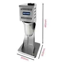 Batedor De Milk Shake Profissional BMK Metvisa Cinza 60 Hz 220 V Foto mini 4