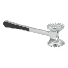 Batedor Martelo Para Carne Em Aço Inox Forte Emborrachado Foto mini 1