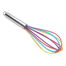 Batedor Ovos Fouet Fuê Profissional Aço Inox Claras E Massas Foto mini 3