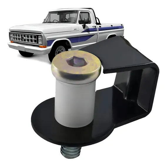 Batente Porta Dianteira Ford F1000 1994 1995 1996 1997 1998 Cor Prateado Foto 1