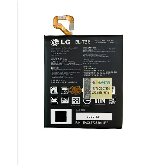 Batera Bl-t36 LG Para K11 K11+ 100% - Bl-t36 Foto 1