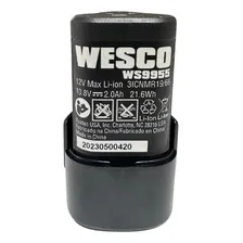 Bateria 12v 2,0a Lition Ws9955 Wesco Foto mini 3