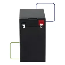 Bateria 12v Para Alarme - Unipower Up 12 Alarme Cftv Central Foto mini 2