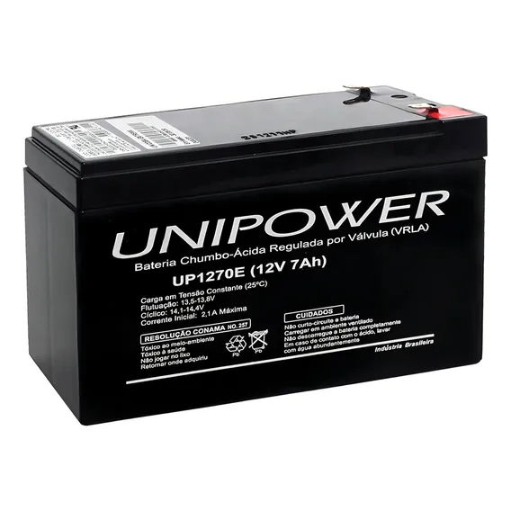 Bateria 12v7a Central De Alarme E Cerca Elétrica Ups/nobreak Foto 1