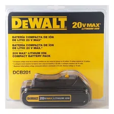 Bateria 20v Max Compact 1.5 Ah De Lítio - Dcb201-b3 Dewalt Foto mini 3