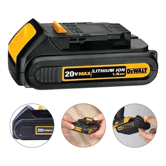 Bateria 20v Max Compact 1.5 Ah De Lítio - Dcb201-b3 Dewalt Foto 1