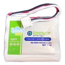 Bateria 3.6v (3 Pilhas Aa) 1000mah Ni-mh Plug 3 Fios -bap Foto mini 1