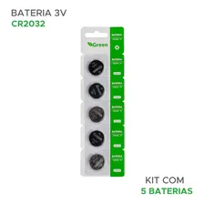Bateria 3v Green Chipsce Lítio Manganês Cr2032 Cartela Com 5 Foto mini 2