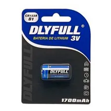 Bateria 3v Lithium 1700mah Cr-123a B1 Rel贸gio Radio Camera Foto mini 1