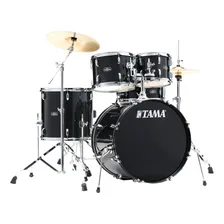 Bateria 5 Tambores (preta Sparkle) Tama Stagestar St52h5cbns Foto  mini 1