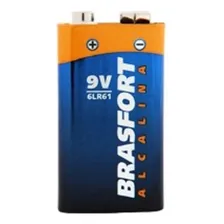 Bateria 9v Alcalina Brasfort 1133 Foto  mini 1